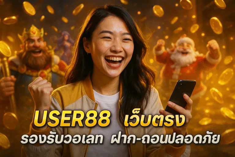 USER88 เว็บตรง รองรับวอเลท ฝาก-ถอนปลอดภัย