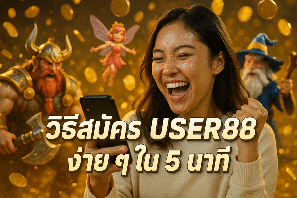 วิธีสมัคร USER88 ง่าย ๆ ใน 5 นาที