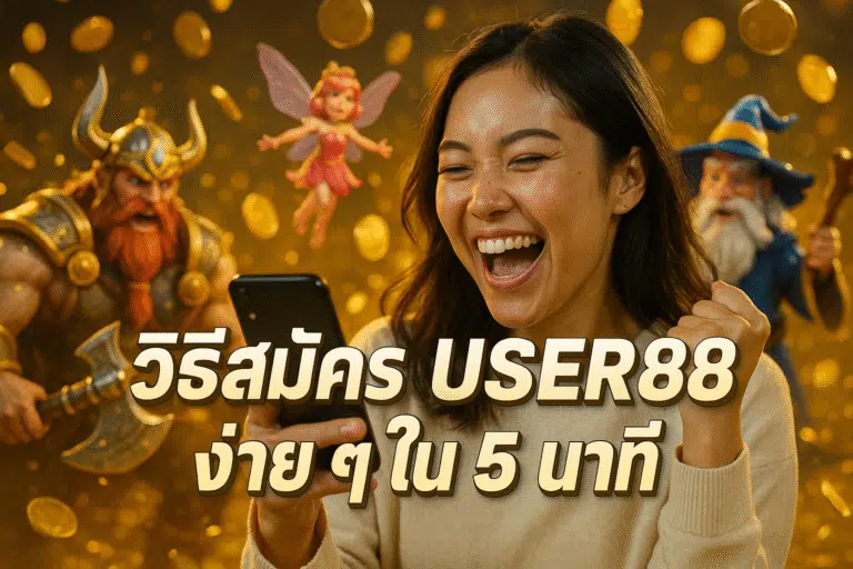 วิธีสมัคร USER88 ง่าย ๆ ใน 5 นาที