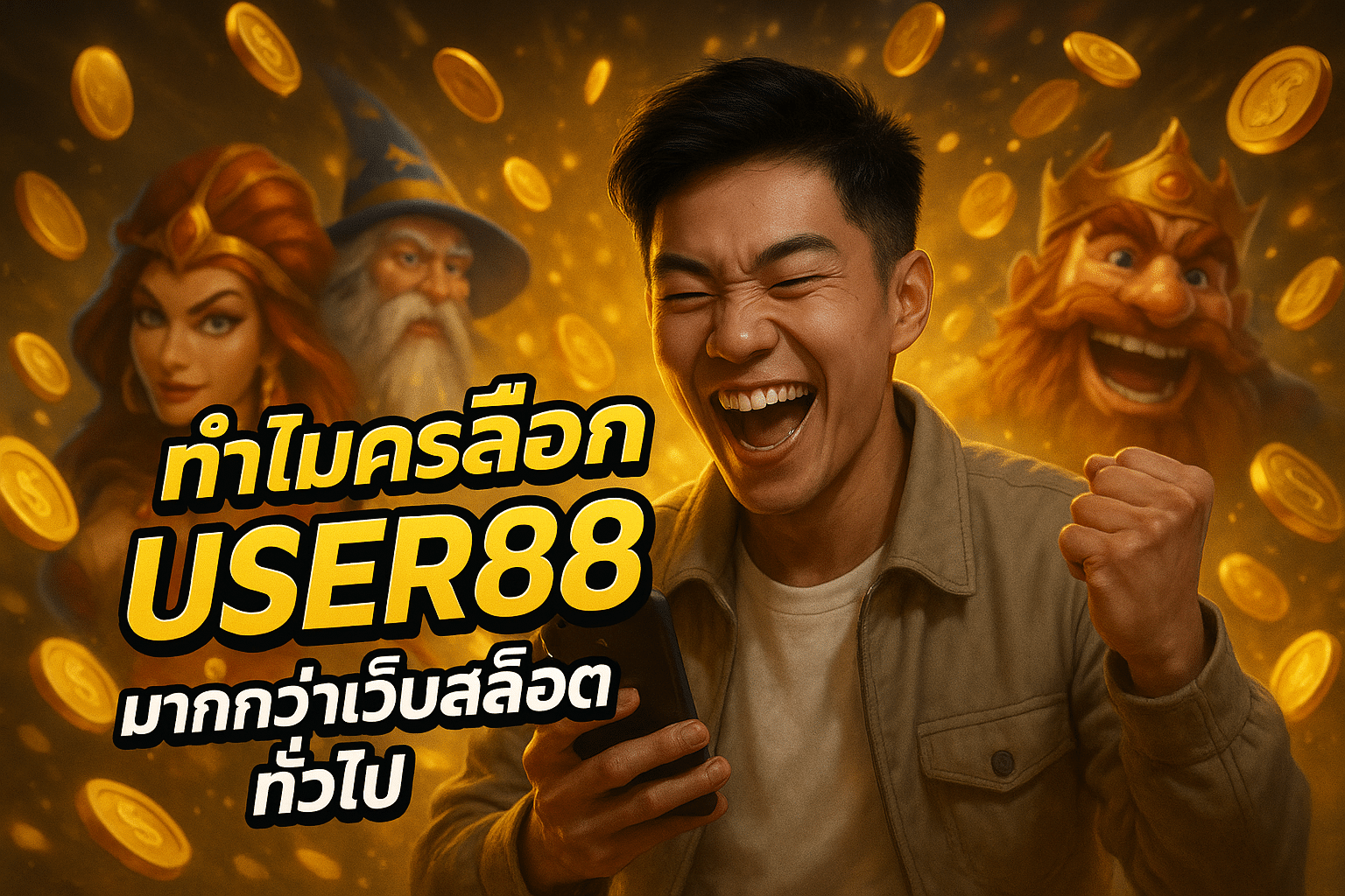 ทำไมควรเลือก USER88 มากกว่าเว็บสล็อตทั่วไป